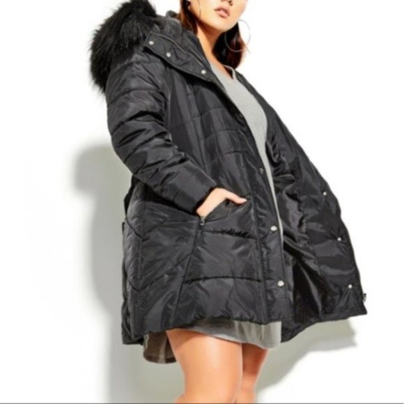 city chic puffer jacket